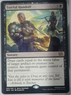 Fateful Handoff - The Brothers' War - Magic the Gathering MTG Nice! - Image 1