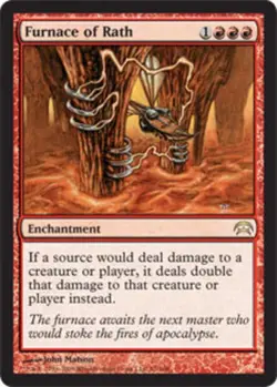 MTG Furnace of Rath, Planechase, Heavily Played, English - Image 1
