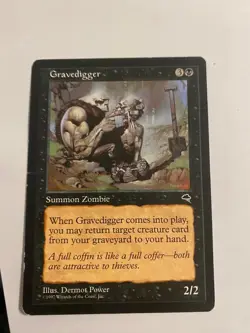 1x Tempest Gravedigger EX Magic Karte Magic The Gathering Mtg - Image 1