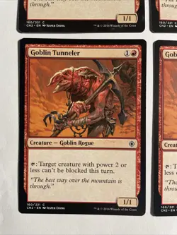 4x Mtg Conspiracy: Take The Crown Goblin Tunneler NM Magic The Gathering - Image 2