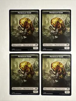4x Mth Modern Horizons 3 Phyrexian Germ Token NM/M Magic The Gathering - Image 1