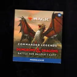 Magic Commander Legends Battle for Baldur's Gate Prerelease Pack Factory Sealed - Image 1