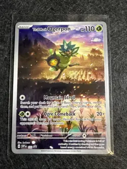 Teal Mask Ogerpon SVP123 Twilight Masquerade ETB Black Star Promo - Image 1