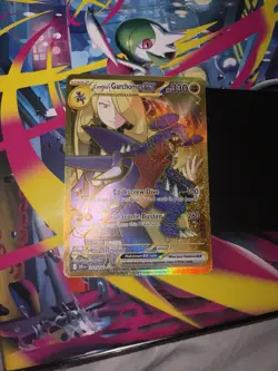 Cynthia's Garchomp EX GOLD Hyper Rare 241/182 Pokemon Destined Rivals NM/M POKE - Image 3