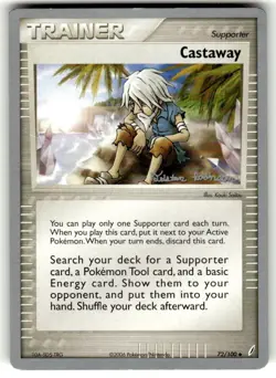 2008 World Championships Castaway 72/100 Promo non-holo Pokemon NM - Image 1