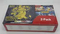 Pokemon Surging Sparks ETB & Booster Bundle Costco 2-pack. Factory Sealed - Image 1
