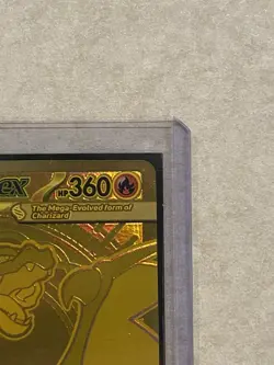 Mega Charizard X ex Gold Hyper Rare 130/094 Pokemon TCG Phantasmal Flames. - Image 4
