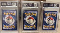 Shadowless PSA 8 Base Set of Bulbasaur Charmander Squirtle Pokemon 44 46 63/102 - Image 2
