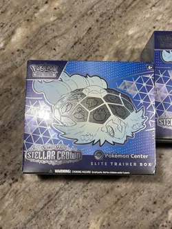 Pokemon TCG: Stellar Crown Pokemon Center Exclusive Elite Trainer Box ETB SEALED - Image 1