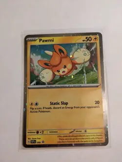 Pokemon TCG Pawmi SVP Black Star Promos SVP040 Holo Promo - Image 1