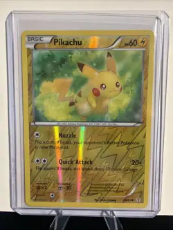 2016 Pokemon TCG XY: Generations Pikachu Reverse Foil #26/83 - Image 1