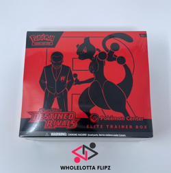 Pokemon TCG Destined Rivals - POKEMON CENTER EXCLUSIVE ETB Elite Trainer Box NEW - Image 1