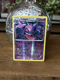 Pokemon TCG Gengar Generations 35/83 Reverse Holo Rare 2016 (LP) - Image 1