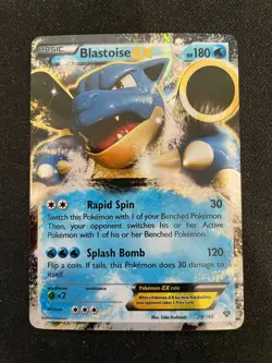 Pokemon TCG Blastoise-EX XY 29/146 Holo Holo Rare EX LP+ - Image 1