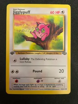 Jigglypuff 54/64 Jungle 1st Edition Pokemon TCG - LP+ - Image 1