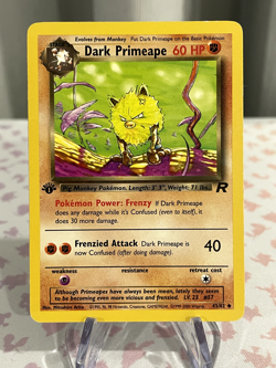 Dark Primeape 1st Edition 43/82 Uncommon Team Rocket Pokemon LP 2000 WOTC - Image 3