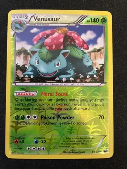 Venusaur 3/108 Dark Explorers Reverse Holo Pokemon TCG - LP+ - Image 1