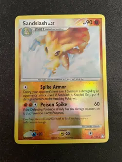 Sandslash 61/123 Mysterious Treasures Reverse Holo Pokemon TCG - LP - Image 1