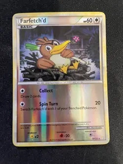 Farfetch'd 19/123 Reverse Holo HeartGold SoulSilver Pokemon TCG - LP+ - Image 1