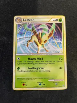 Leafeon 17/90 Undaunted Regular Rare Pokemon TCG - LP+ - Image 1