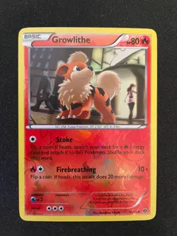 Growlithe 10/99 Black & White Next Destinies Reverse Holo Pokemon TCG - LP+ - Image 1