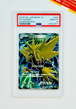 Pokemon PSA 10 Zapdos #020 20th Anniversary Starter Pack 2016 Japanese - Image 1