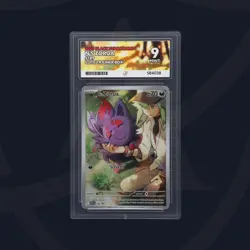 Pokemon Ace 9 Mint 2025 Black Star Promo N’s Zorua Elite Trainer Box 189 Slab - Image 1