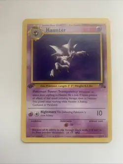 Pokemon TCG Haunter Fossil 21/62 Non-Holo Rare 1st Edition - Image 1