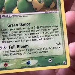Bellossom 3/115 Pokemon EX Unseen Forces MP - Image 3