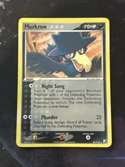 Murkrow - 30/115 - Pokemon EX Unseen Forces LP - Image 1