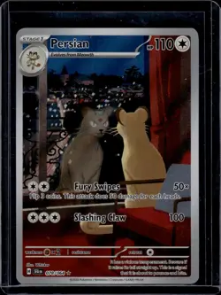 2024 Pokemon Scarlet & Violet Shrouded Fable Persian Secret Rare #078/064 - Image 1