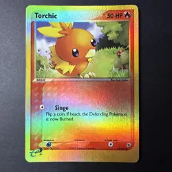 Pokemon TCG Torchic EX Ruby and Sapphire 74/109 Reverse Holo Common - Image 1