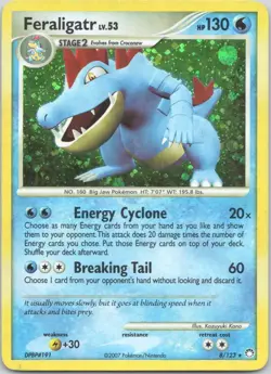 2007 Diamond & Pearl - Mysterious Treasures Feraligatr Stage 2/Rare Holo #8 - Image 1