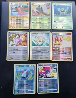 8x Vintage Reverse Holo Pokemon Karten Sammlung | DE & EN | Verschiedene Sets - Image 1