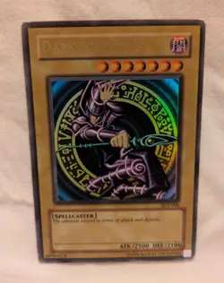 DARK MAGICIAN Yu-Gi-Oh ULTRA RARE HOLOGRAPHIC ORIGINAL ART YUGIOH - Image 1