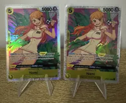 One Piece TCG OP08-106 Super Rare (SR) Nami NM English x 1 - Image 1