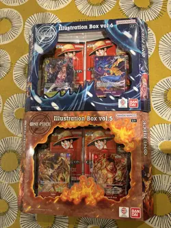 One Piece TCG Illustration Box Vol.5 & Vol.6 Sealed Bundle OP13 & PRB02 ✨❤‍🔥 - Image 1