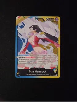 One Piece The Azure Sea’s Seven Boa Hancock OP14-041 Leader Base English - Image 1