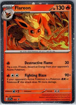 Flareon - (Cosmos Holo) 167 SV: Scarlet & Violet Promo - Pokemon Card - NM - Image 1
