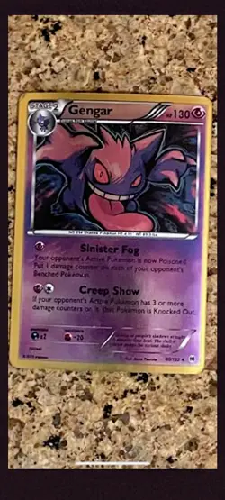 Gengar HOLO 60/162 - Rare Card Pokemon TCG 2015 - Image 1