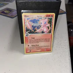 Mew 3/17 Holo Rare Pop Series Pokemon Card WOTC LP - Image 1