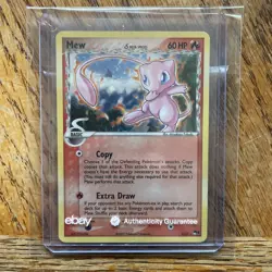 Mew 3/17 Holo Rare Pop Series Pokemon Card WOTC LP - Image 3