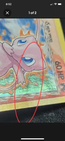 Mew 3/17 Holo Rare Pop Series Pokemon Card WOTC LP - Image 4