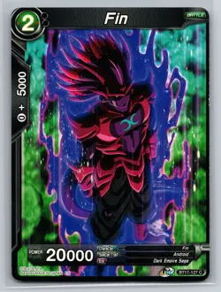 Fin BT17-127 C Dragon Ball Super DBS Card UW Common Bandai - Image 1