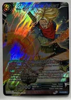 Dragon Ball Super Card Game Mythic Booster #P-219 PR SS2 Trunks Foil - Image 1