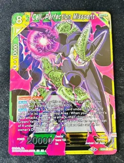 Dragon Ball Super Card Game TCG Cell, Perfection Misspent XD3-09 ST Foil - Mint - Image 1