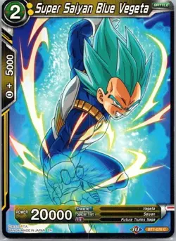 Super Saiyan Blue Vegeta Dragon Ball Super Trading Card - Image 1