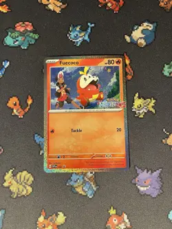 Pokemon Cards Fuecoco SVP192 Holo Promo STAMPED - (NM) - Image 1
