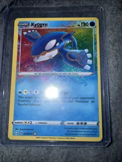 Pokemon TCG Shining Fates Kyogre Holo Card 21/72 - Image 1
