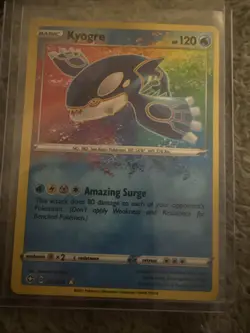 Pokemon TCG Shining Fates Kyogre Holo Card 21/72 - Image 2